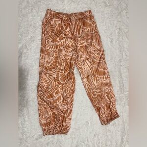 New xl tan pants boho casual stretchy hippie